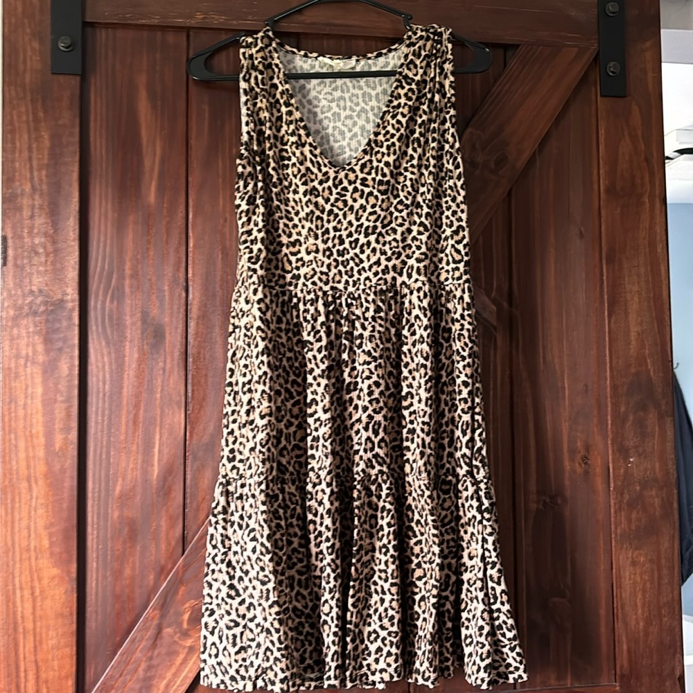 Cheetah print dress